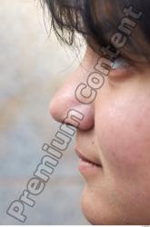 Nose Head Man Woman White Casual Overweight Bald Street photo references